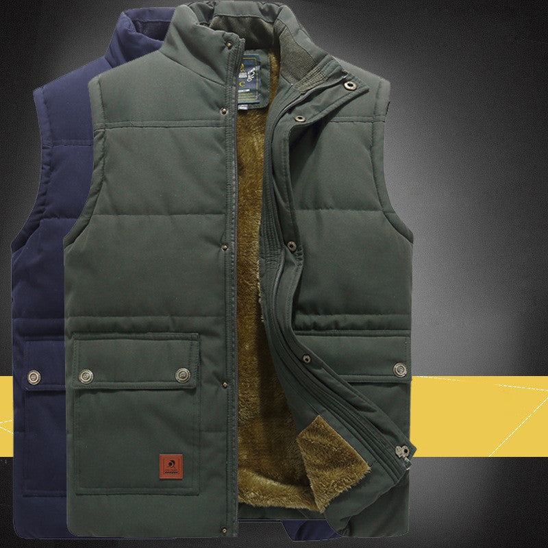 George Whitmore | Fleece-Lined Quilted Vest