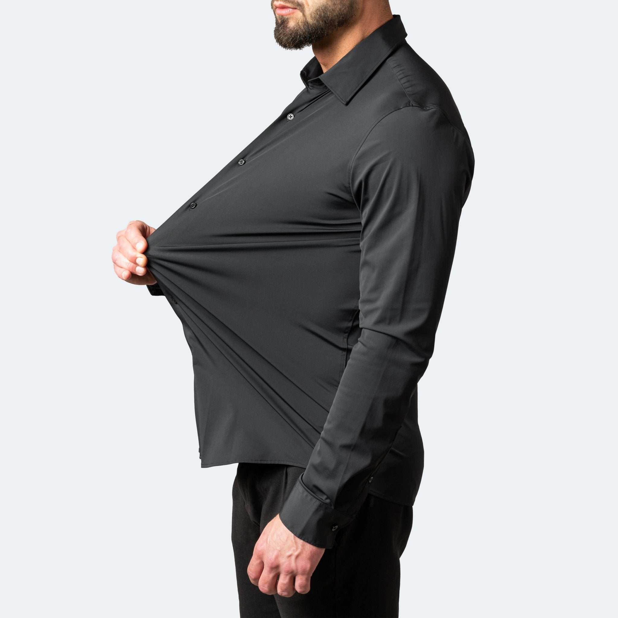 Edward Clarke | Sky Blue Slim Fit Shirt – Extreme Stretch & Wrinkle Free