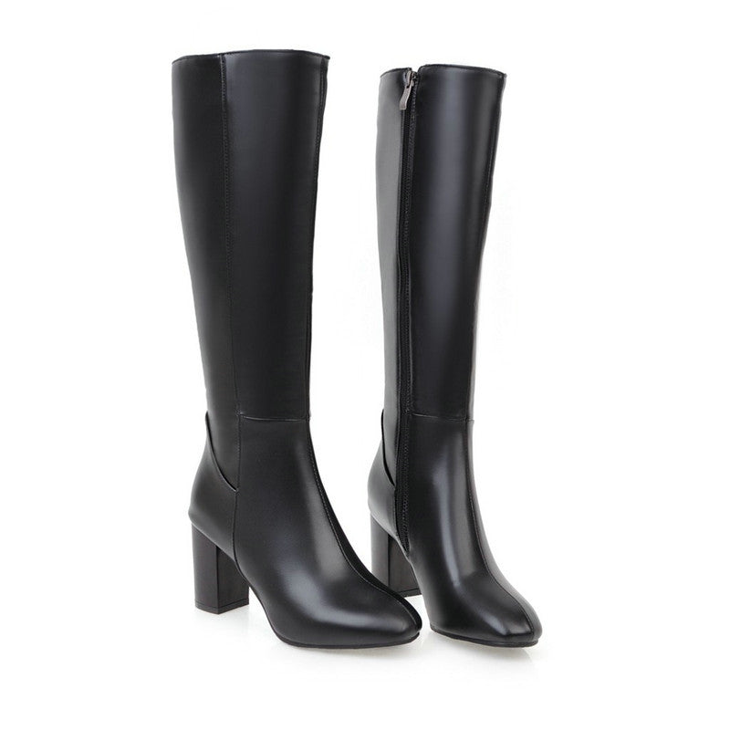Edith Vert | Bottes montantes à talon bloc