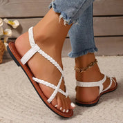 Irina Prescott | Braided Strap Sandals