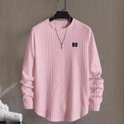 Percival Ashmore | Cable Knit Round Neck Pullover