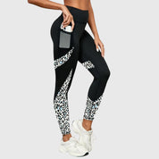Lara Whitfield | High-Waisted Leopard Print Leggings With Pocket