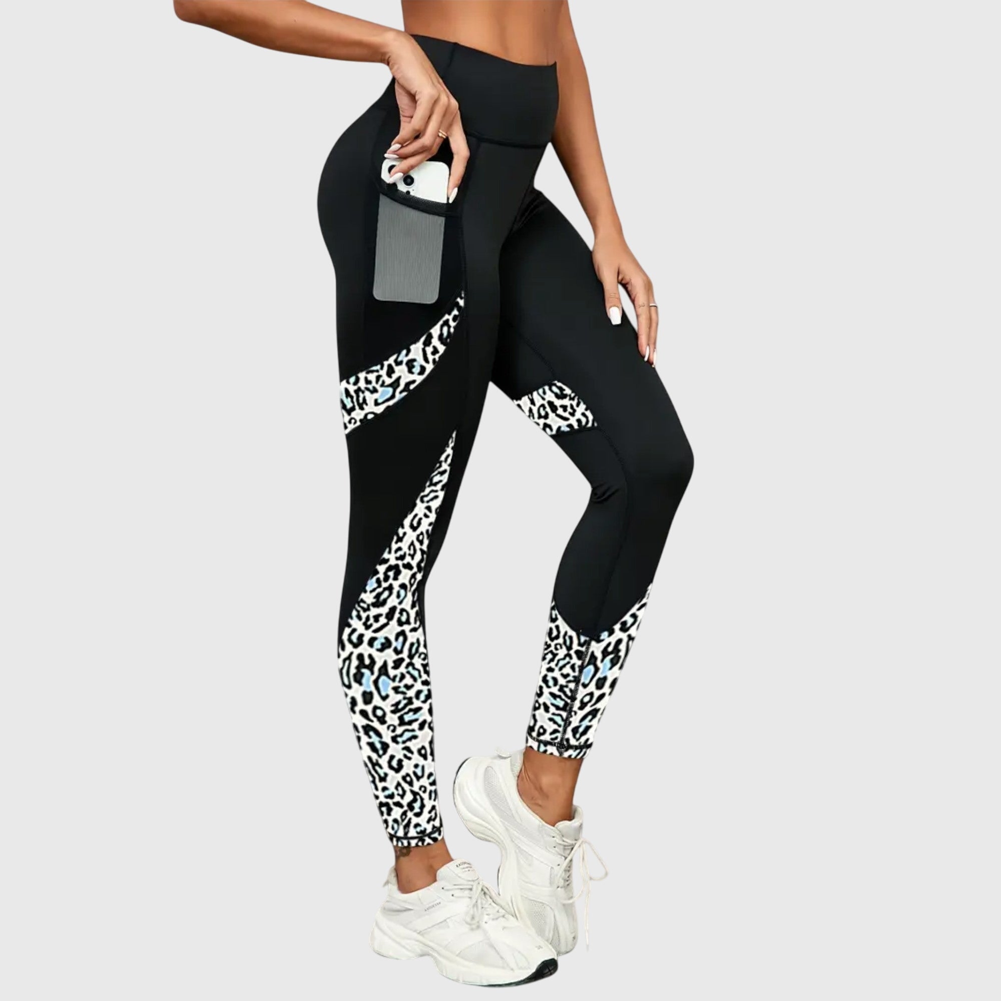 Lara Whitfield | High-Waisted Leopard Print Leggings With Pocket