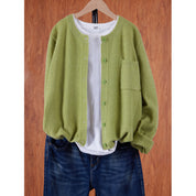 Freya Turner | Round Neck Knitted Cardigan