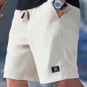 Oliver Hughes | Waffle Knit Slim Shorts with Adjustable Drawstring
