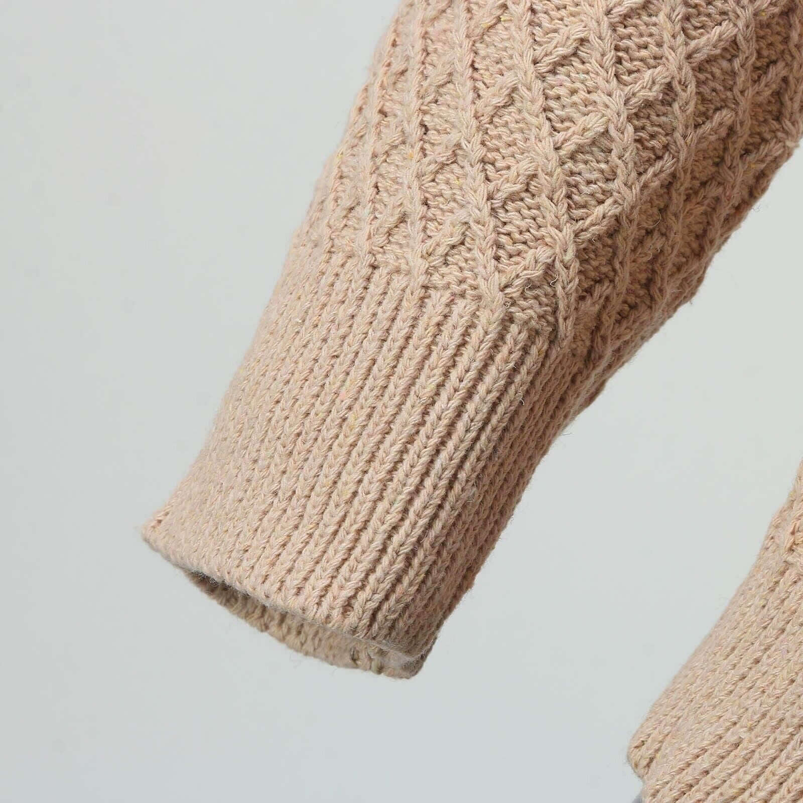 Edwin Harker | Chunky Cable Knit Cardigan With Button Front
