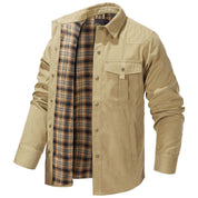 Jack Smith | Plaid-Lined Flannel Shirt Jacket