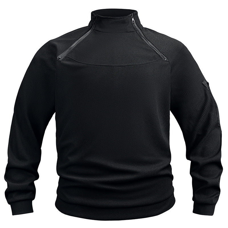 Lucas Pemberley | Stand Collar Fleece Pullover Sweater