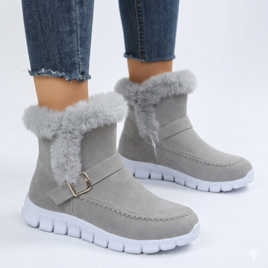 Phoebe Bennett | Bottines d’hiver fourrées à la cheville avec détail à boucle