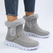Phoebe Bennett | Bottines d’hiver fourrées à la cheville avec détail à boucle