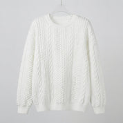 Alice Griffiths | Cable-Knit Textured Sweatshirt