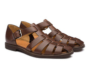 Elena Romano | Classic Leather Sandals for Women