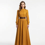 Aoife Rutherford | Robe longue bohème ceinturée