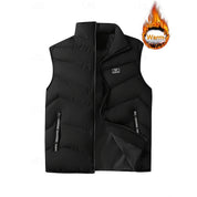 Foster | Quilted Padded Gilet in Rich Crimson