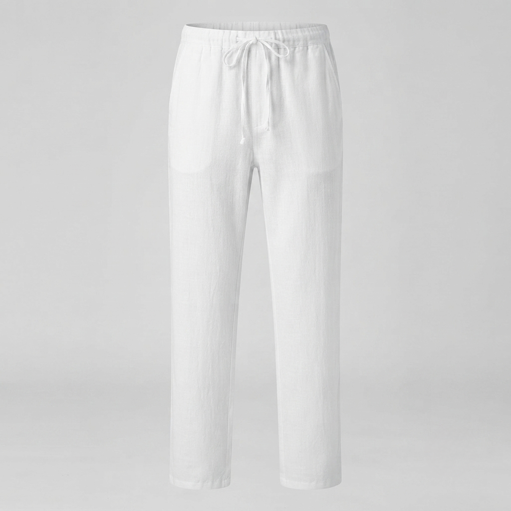 Arthur Collins | Men's Linen Drawstring Trousers – Relaxed Luxury