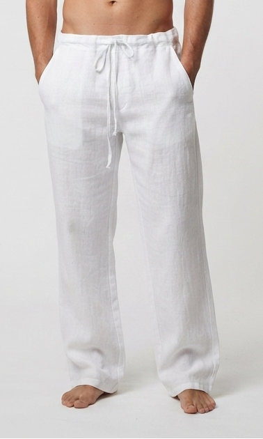 Arthur Collins | Men's Linen Drawstring Trousers – Relaxed Luxury