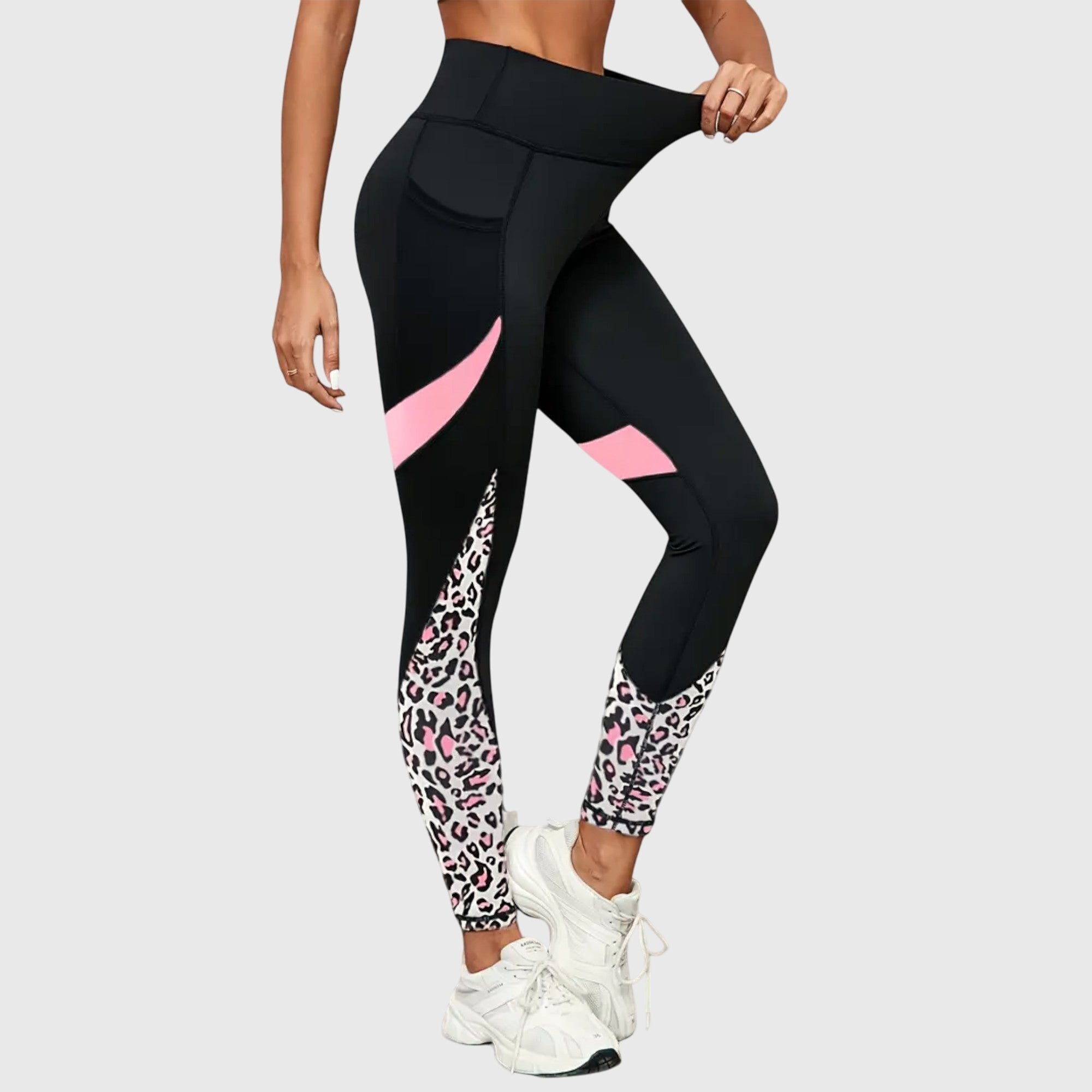 Lara Whitfield | High-Waisted Leopard Print Leggings With Pocket