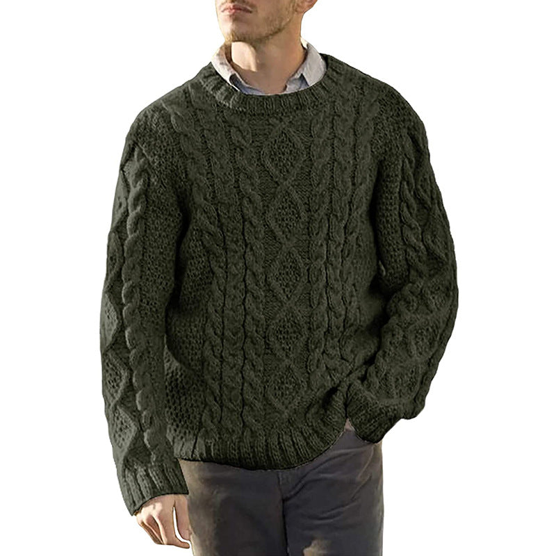 Frederick Hawkins | Cable Knit Crew Neck Jumper