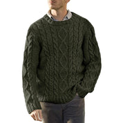 Frederick Hawkins | Cable Knit Crew Neck Jumper