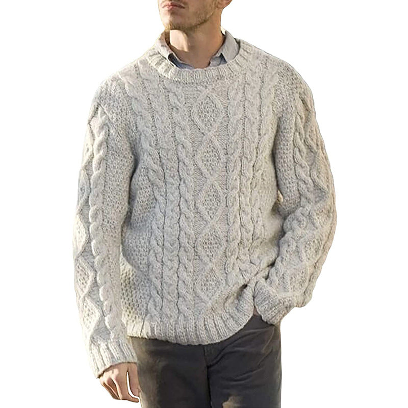 Frederick Hawkins | Cable Knit Crew Neck Jumper