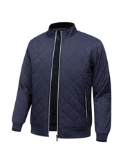 Reuben Walker | Quilted Bomber Jacket with Fleece Lining