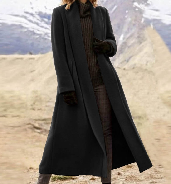 Beatrice Wood | Long Wool Blend Coat