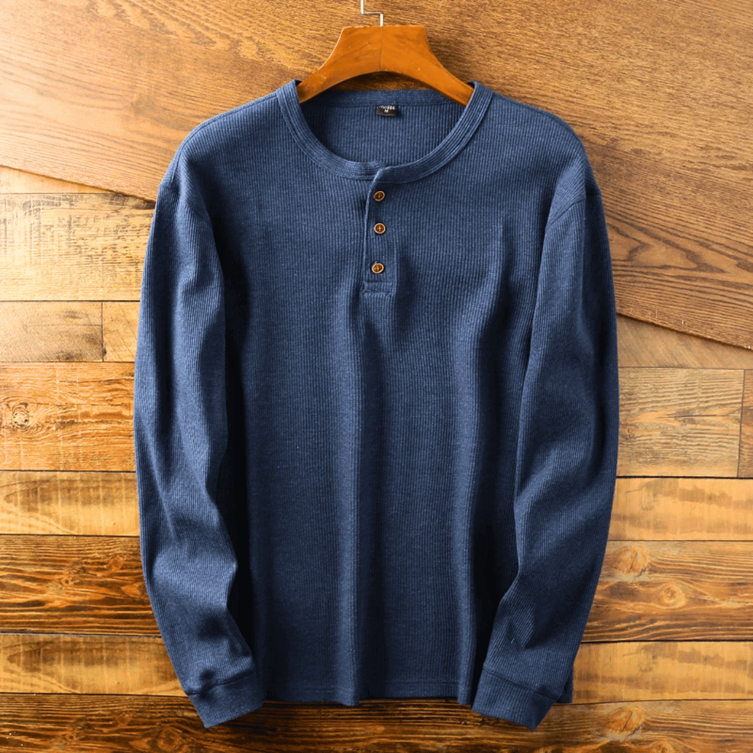 Henry Fletcher | Soft Henley Neck Shirt
