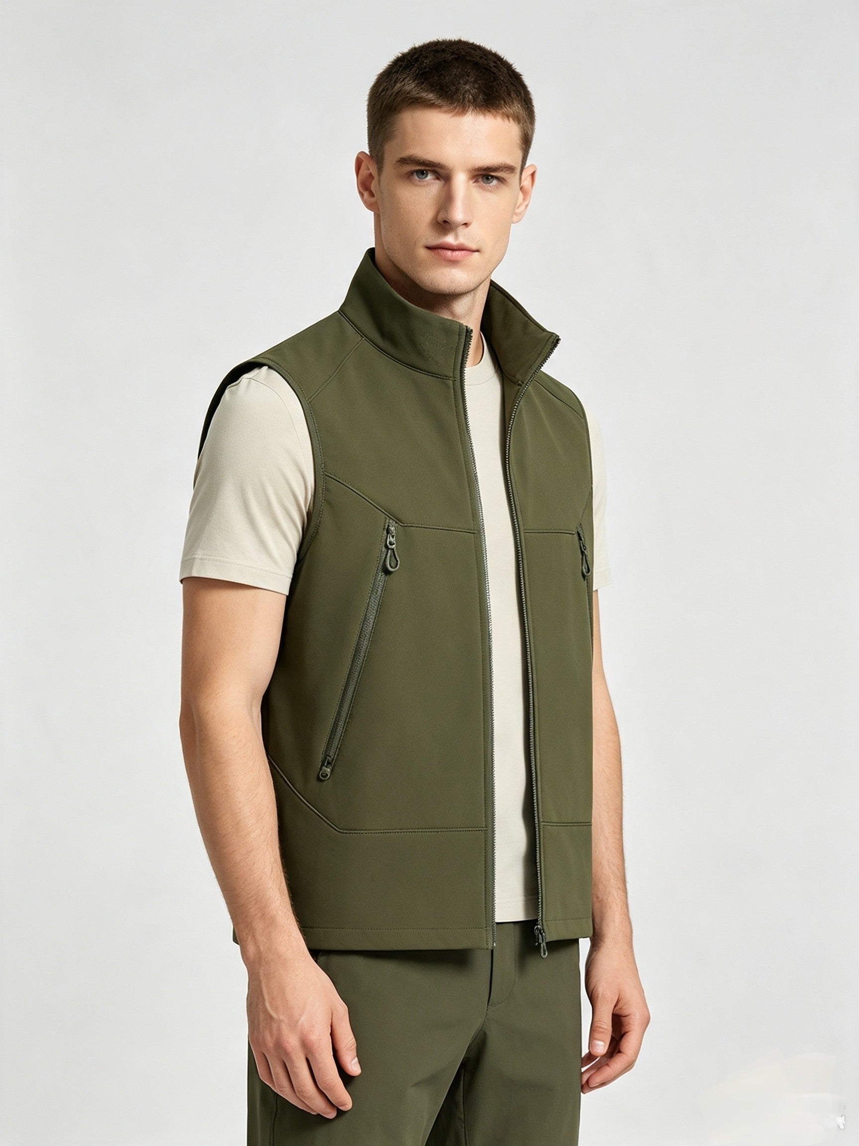 Imogen Hartwell | Softshell Gilet Wind Resistant Fleece-Lined Vest
