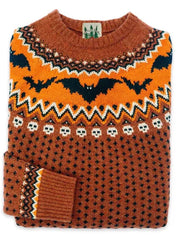 Sylvia Ashdown | Pull en maille jacquard Fair Isle pomme