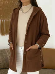 Eleanor Scott | Hooded Corduroy Jacket