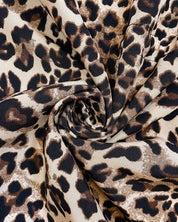 Freya Nightingale | Hooded Coat With Leopard Print Lining