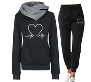 Grace Sullivan | Love Heart Print Tracksuit Set