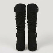 Beatrice Wilson | Bottes plissées montantes en daim