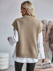Tabitha Wood | Cozy Cable-Knit Sweater Vest