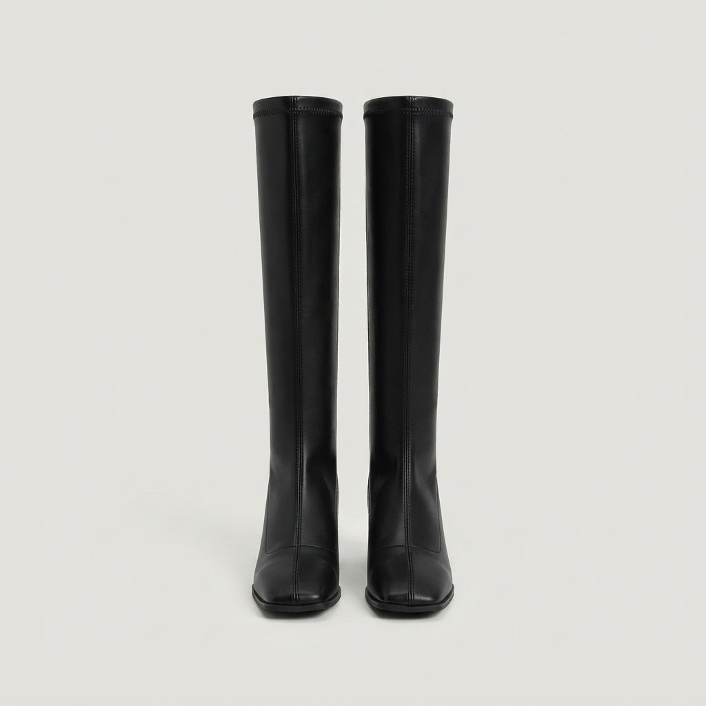 Bridget Sutcliffe | Bottes montantes en cuir à coupe ajustée