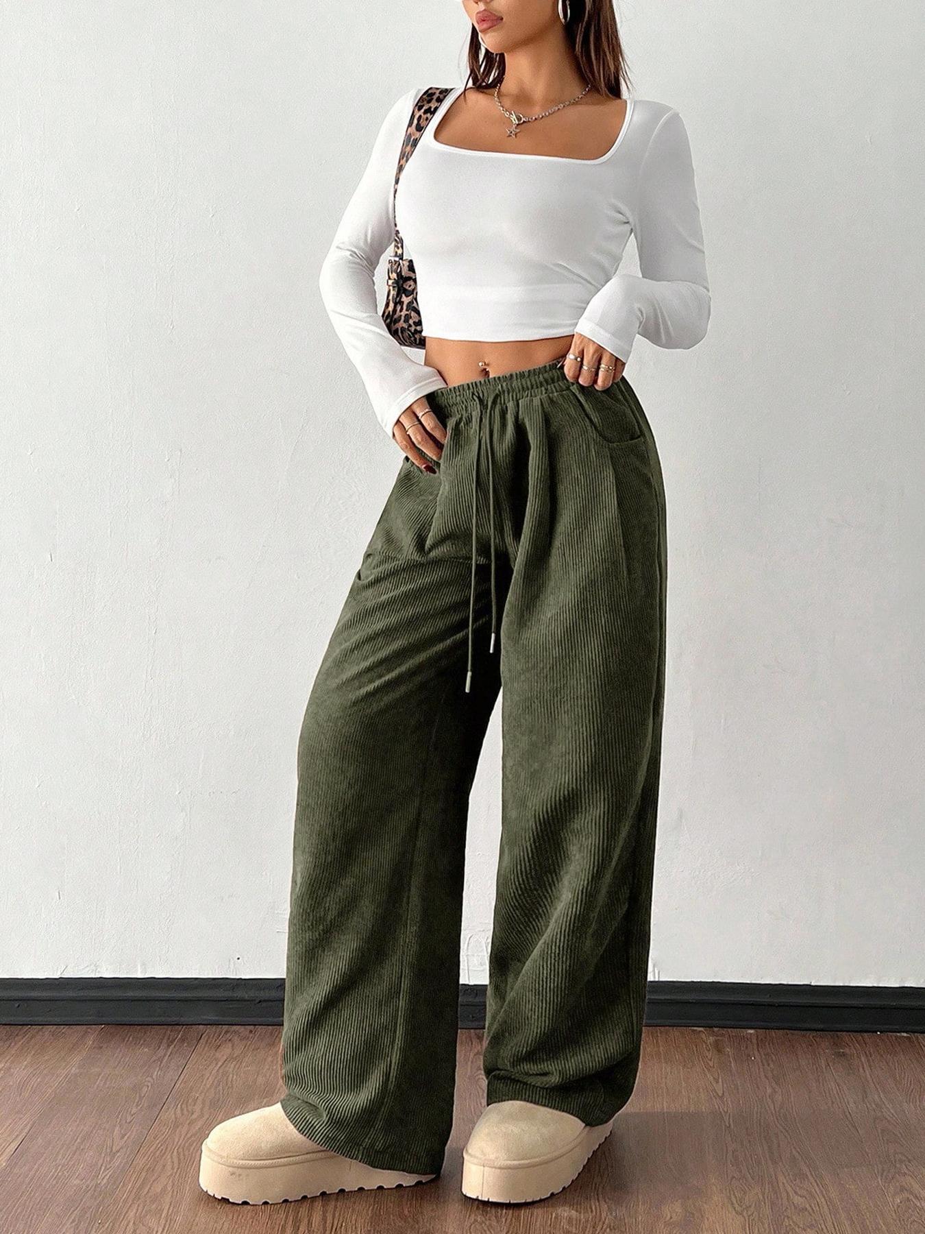 Florence Baker | Corduroy Wide-Leg Pants