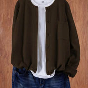 Freya Turner | Round Neck Knitted Cardigan