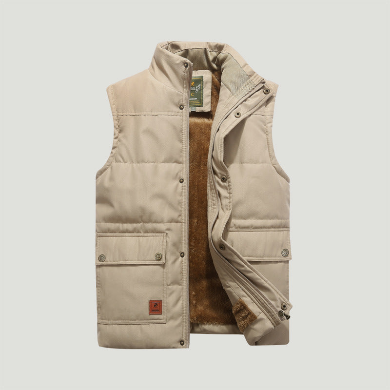 George Whitmore | Fleece-Lined Quilted Vest