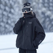 Freya Drummond | Veste de ski extrême imperméable à capuche pour l’hiver