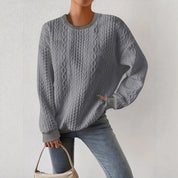Alice Griffiths | Cable-Knit Textured Sweatshirt