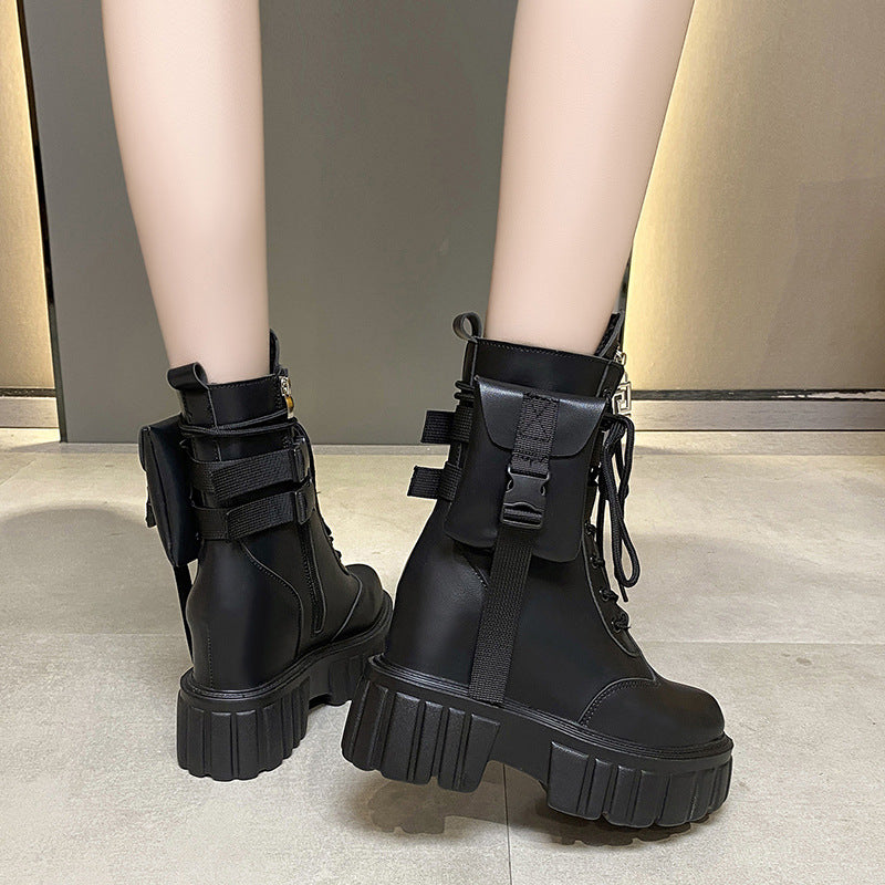 Daisy Scott | Bottes plateforme mi-mollet