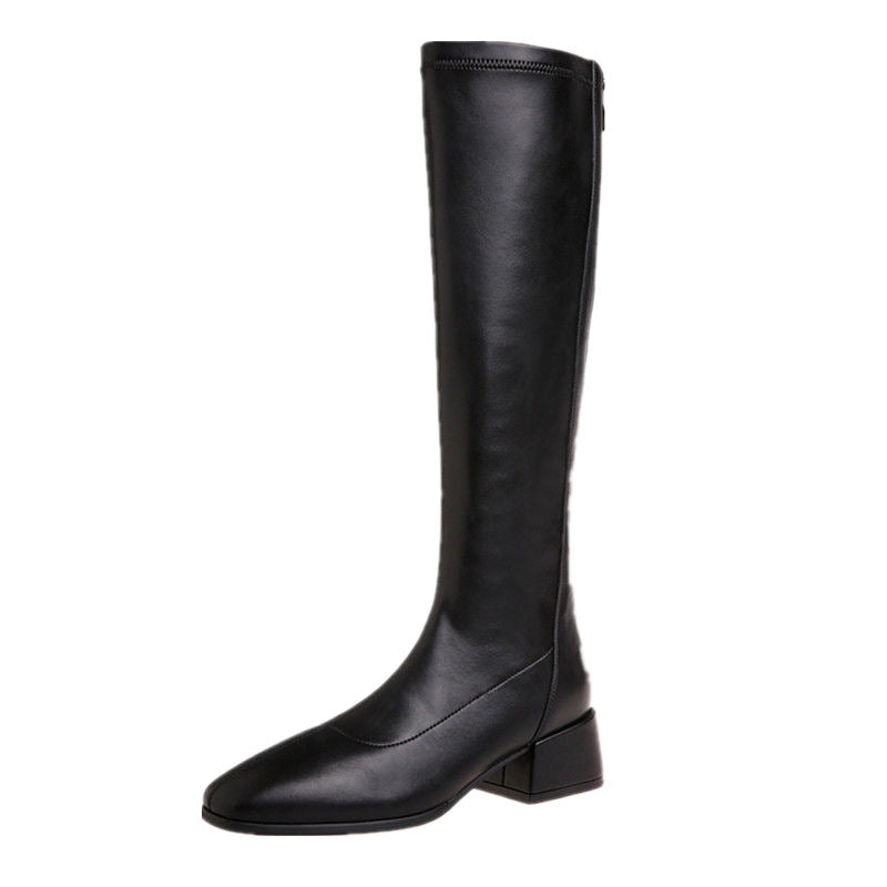 Bridget Sutcliffe | Bottes montantes en cuir à coupe ajustée