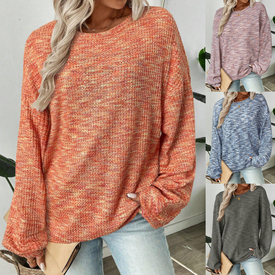 Grace Wilson | Round Neck Loose Knit Sweater