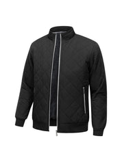 Reuben Walker | Quilted Bomber Jacket with Fleece Lining