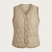 Cecily Davies | Quilted Faux Fur Lined Puffer Vest