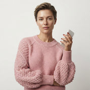 Cecily Wright | Pull en maille épaisse à manches ballon
