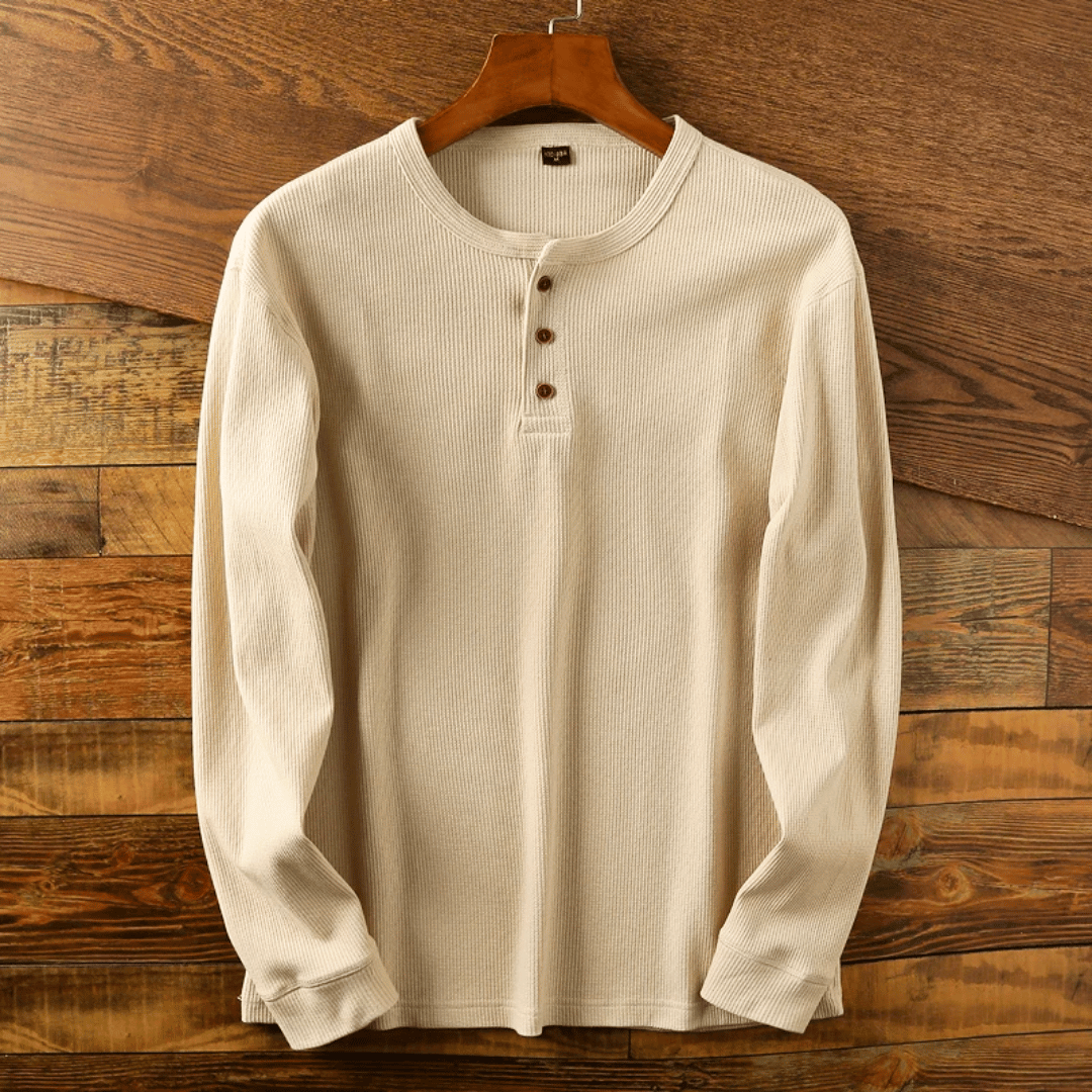 Henry Fletcher | Soft Henley Neck Shirt