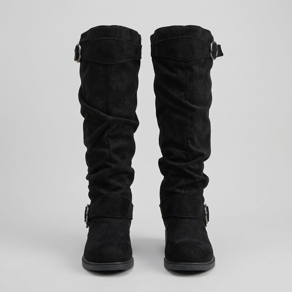 Charlotte Evans | Bottes western plissées montantes