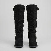 Charlotte Evans | Bottes western plissées montantes
