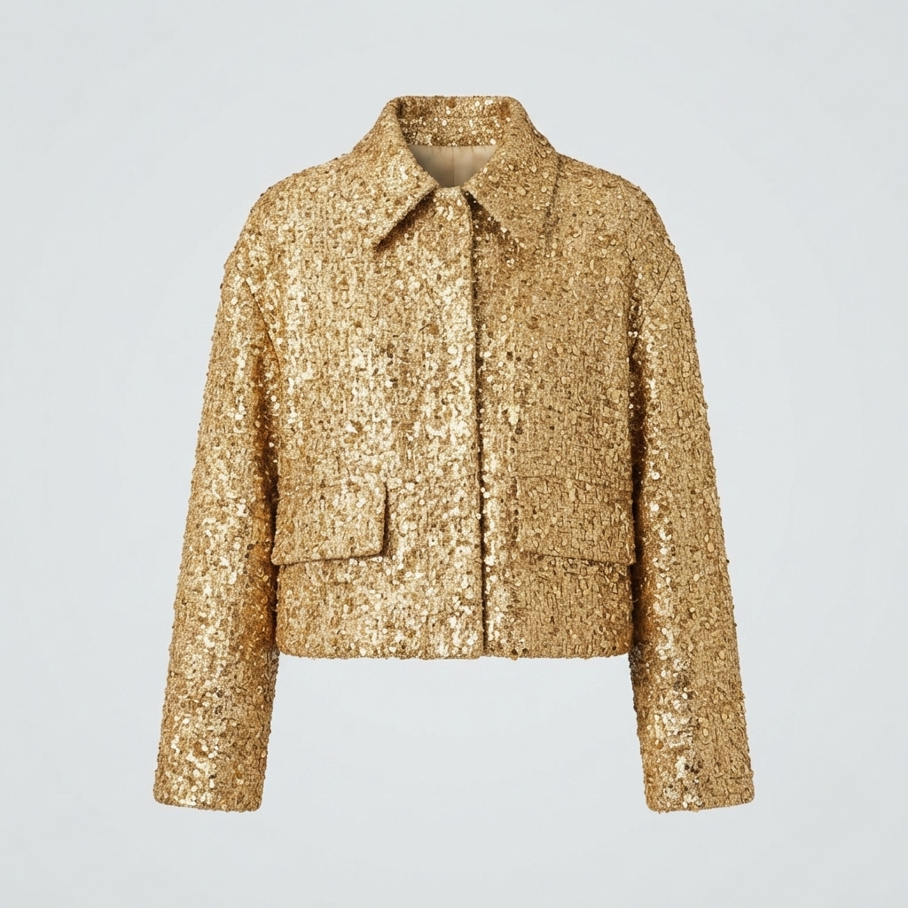 Arabella Forsythe | Blazer court luxueux à sequins